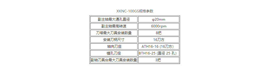 小型精密CNC排刀式車床100G